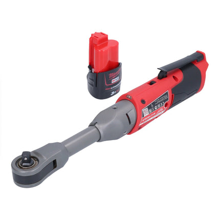 Milwaukee M12 FIR38LR-301 Cricchetto a batteria lungo 12 V 75 Nm 3/8" + 1x batteria ricaricabile 3,0 Ah - senza caricabatterie