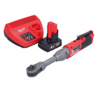 Milwaukee M12 FIR38LR-401 batería de trinquete larga 12 V 75 Nm 3/8