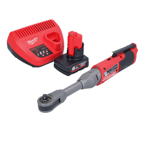 Milwaukee M12 FIR38LR-601 batería de trinquete larga 12 V 75 Nm 3/8" + 1x batería 6,0 Ah + cargador