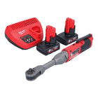 Milwaukee M12 FIR38LR-602 carraca a batería larga 12 V 75 Nm 3/8