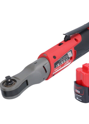 Milwaukee M12 FIR38-201 carraca a batería 12 V 75 Nm 3/8" 1/4" + 1x batería 2,0 Ah - sin cargador