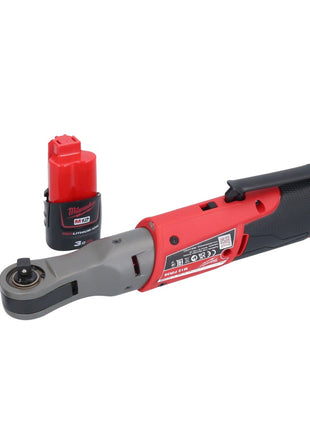 Milwaukee M12 FIR38-301 carraca a batería 12 V 75 Nm 3/8" 1/4" + 1x batería 3,0 Ah - sin cargador