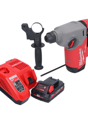 Taladro percutor a batería Milwaukee M18 FH-301 18 V 2,5 J SDS plus sin escobillas + 1x batería 3,0 Ah + cargador