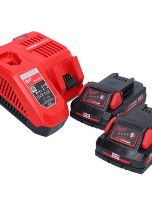 Taladro percutor a batería Milwaukee M18 FH-302 18 V 2,5 J SDS plus sin escobillas + 2x baterías 3,0 Ah + cargador