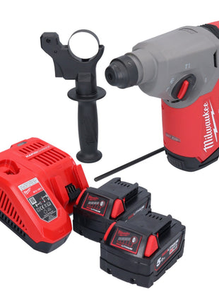 Milwaukee M18 FH-502 Akku Bohrhammer 18 V 2,5 J SDS plus Brushless + 2x Akku 5,0 Ah + Ladegerät