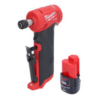 Milwaukee M12 FDGA-301 Amoladora recta angular 12 V 6 / 8 mm sin escobillas + 1x batería 3.0 Ah - sin cargador