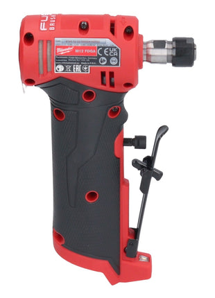 Amoladora recta Milwaukee M12 FDGA-301 angular 12 V 6/8 mm sin escobillas + 1x batería 3,0 Ah + cargador