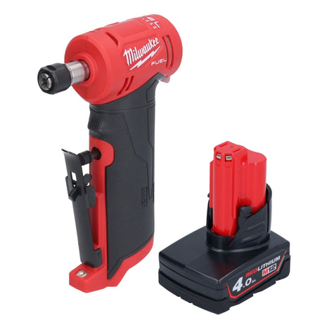 Amoladora recta Milwaukee M12 FDGA-401 angular 12 V 6 / 8 mm sin escobillas + 1x batería 4,0 Ah - sin cargador