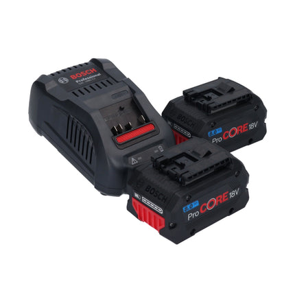 Smerigliatrice angolare a batteria Bosch GWS 18V-10 SC 18 V 125 mm senza spazzole + 2x batteria ProCORE 8,0 Ah + caricabatterie + L-Boxx