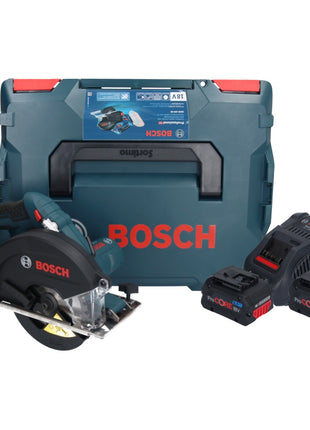 Bosch GKM 18V-50 Professional sierra circular para metal a batería 18 V 136 mm sin escobillas + 2x batería ProCORE 8,0 Ah + cargador + L-Boxx