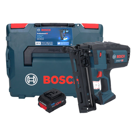 Bosch GNH 18V-64 M Professional cordless nailer 18 V 64 mm + 1x ProCORE rechargeable battery 8.0 Ah + L-BOXX - without charger