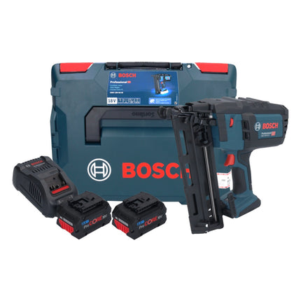 Bosch GNH 18V-64 M Clavadora profesional a batería 18 V 64 mm + 2x acumulador ProCORE 8,0 Ah + cargador + L-BOXX