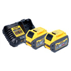 Starter kit a batteria 18 V DeWalt 2x batteria DCB 546 6,0 Ah + caricatore rapido DCB 116 XR