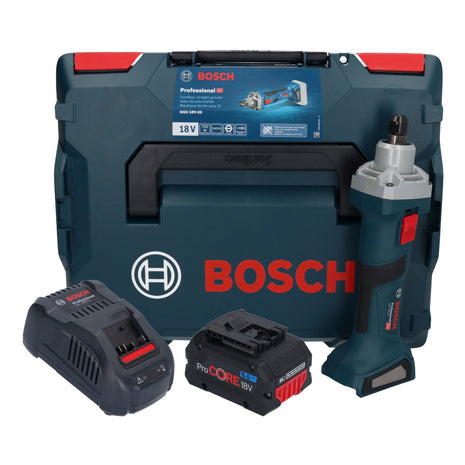 Bosch GGS 18V-20 akumulatorowa szlifierka prosta 18 V bezszczotkowa + 1x akumulator ProCORE 8,0 Ah + ładowarka + L-BOXX