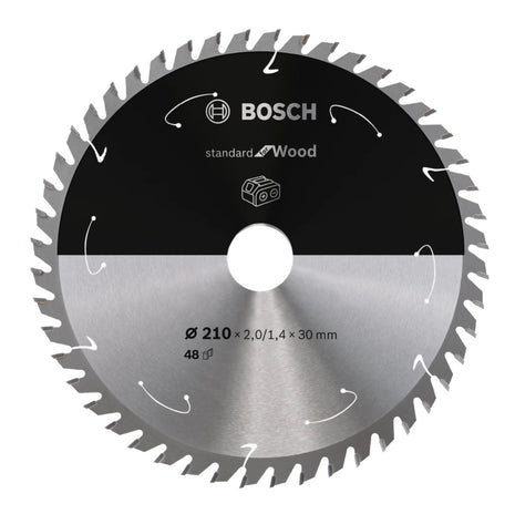 Bosch Professional Standard for Wood Kreissägeblatt 210 x 30 x 1,7 mm 48 Zähne ( 2608837714 ) - Toolbrothers