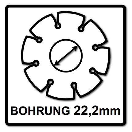 Bosch Estándar para disco de corte diamantado universal 125 x 22,23 mm 10 pzs. ( 2608615060 ) para hormigón, acero-hormigón, ladrillo, cal y arenisca