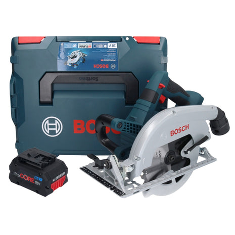 Bosch GKS 18V-70 L akumulatorowa pilarka tarczowa 18 V bezszczotkowa 190 mm BITURBO + 1x akumulator ProCORE 8,0 Ah + L-Boxx - bez ładowarki