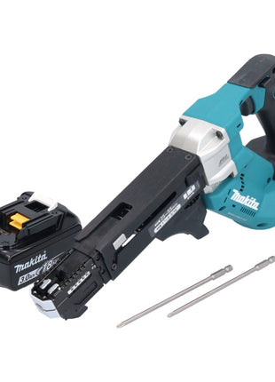 Makita DFR 551 F1 Akku Magazinschrauber 18 V 25 - 55 mm Brushless + 1x Akku 3,0 Ah - ohne Ladegerät - Toolbrothers