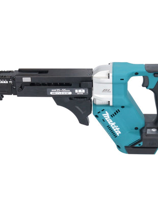 Makita DFR 551 M1 Akku Magazinschrauber 18 V 25 - 55 mm Brushless + 1x Akku 4,0 Ah - ohne Ladegerät - Toolbrothers