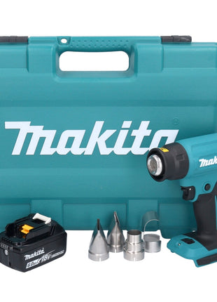 Makita DHG 181 G1K Akku Heißluftgebläse 18 V 150 - 550°C + 1x Akku 6,0 Ah + Koffer - ohne Ladegerät - Toolbrothers