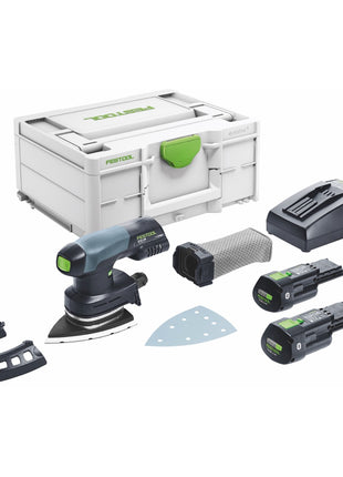 Festool DTSC 400 3,0 I-Plus Akku Deltaschleifer 18 V 100 x 150 mm ( 577508 ) Brushless + 2x Akku 3,0 Ah + Ladegerät + Systainer - Toolbrothers