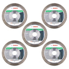Bosch Diamant Trennscheibe Set 5x Best for Hard Ceramic 125 mm x 22,23 ( 5x 2608615077 ) - Toolbrothers