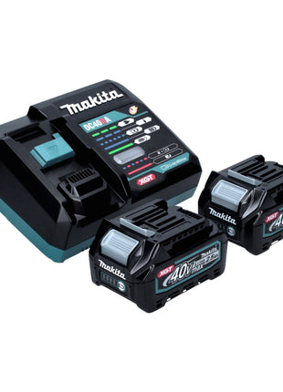 Tronçonneuse à batterie Makita UC 002 GD201 40 V max. 25 cm 24,8 m/s sans balais + 2x batteries 2,5 Ah + chargeur