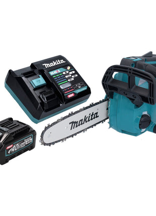 Motosierra a batería Makita UC 002 GM101 40 V máx. 25 cm 24,8 m/s sin escobillas + 1x batería 4,0 Ah + cargador