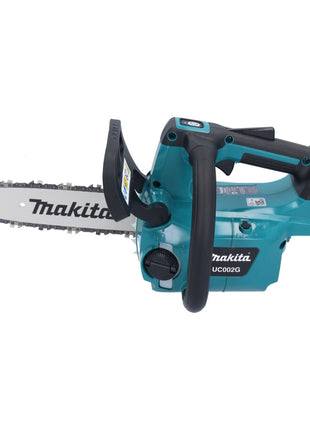 Motosierra a batería Makita UC 002 GM201 40 V máx. 25 cm 24,8 m/s sin escobillas + 2x baterías 4,0 Ah + cargador