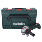 Metabo WB 18 LTX BL 15-125 Quick akumulatorowa szlifierka kątowa 18 V 125 mm bezszczotkowa + metaBOX ( 601730840 ) - bez akumulatora, bez ładowarki