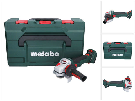 Metabo WVB 18 LTX BL 15-125 Quick Meuleuse d'angle sans fil 18 V 125 mm ( 601731840 ) Brushless + metaBOX - sans batterie, sans chargeur