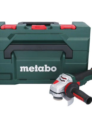 Metabo WVB 18 LTX BL 15-125 Quick Meuleuse d'angle sans fil 18 V 125 mm ( 601731840 ) Brushless + metaBOX - sans batterie, sans chargeur