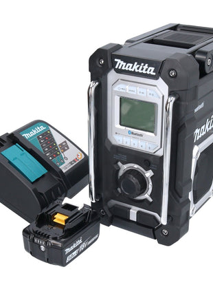 Makita DMR 108 RF1 Akku Radio 10,8 V - 18 V Bluetooth IP64 + 1x Akku 3,0 Ah + Ladegerät