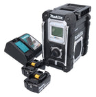 Makita DMR 108 RF batería radio 10,8 V - 18 V Bluetooth IP64 + 2x baterías 3,0 Ah + cargador