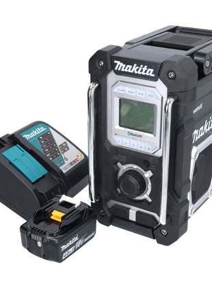 Makita DMR 108 RM1 radio batería 10,8 V - 18 V Bluetooth IP64 + 1x batería 4,0 Ah + cargador