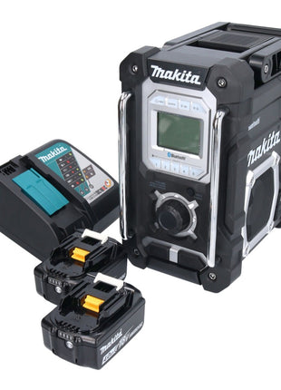 Makita DMR 108 RM batería radio 10,8 V - 18 V Bluetooth IP64 + 2x baterías 4,0 Ah + cargador