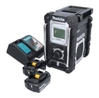 Makita DMR 108 RM batería radio 10,8 V - 18 V Bluetooth IP64 + 2x baterías 4,0 Ah + cargador