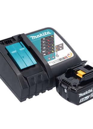 Makita DMR 108 RT1 Akku Radio 10,8 V - 18 V Bluetooth IP64 + 1x Akku 5,0 Ah + Ladegerät