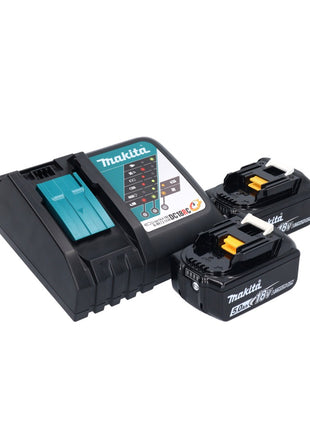 Makita DMR 108 RT Radio à batterie 10,8 V - 18 V Bluetooth IP64 + 2x batteries 5,0 Ah + chargeur