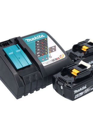 Makita DMR 108 RG radio batería 10,8 V - 18 V Bluetooth IP64 + 2x baterías 6,0 Ah + cargador