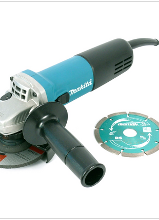 Makita 9557 NBD Winkelschleifer 115mm inkl. Diamak Diamanttrennscheibe - Toolbrothers