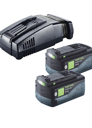 Festool Energie Set 2x BP 18 Li 5,0 ASI EU Akkupack 18 V 5,0 Ah ( 2x 577660 ) + SCA 16 Schnellladegerät 10,8 V - 18 V ( 576953 ) + Systainer - Toolbrothers