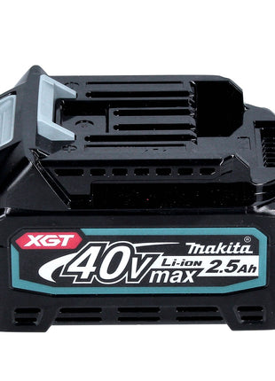 Kit de fuente de alimentación Makita 4x batería BL 4025 40 V máx. 2,5 Ah XGT + cargador DC 40 RA + Makpac