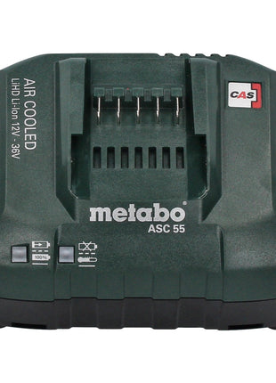 Metabo Basic Set 1x Li-Power Akkupack 18 V 2,0 Ah CAS Li-Ion Akku ( 625596000 ) + ASC 55 Ladegerät AIR COOLED 12 - 36 V ( 627044000 ) - Toolbrothers