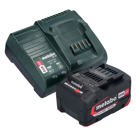 Metabo Basic Set 1x batería Li-Power 18 V 4,0 Ah + cargador Metabo SC 30 12 - 18 V (685192000)