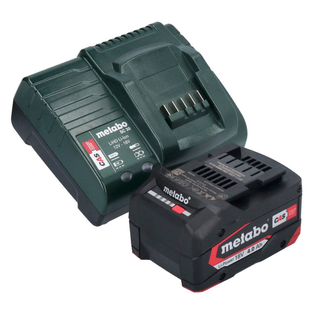Metabo Basic Set 1x Li-Power battery pack 18 V 4.0 Ah + Metabo SC 30 charger 12 - 18 V ( 685192000 )