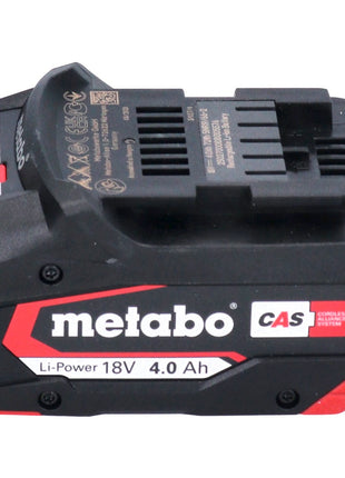 Metabo Basic Set 2x batería Li-Power 18 V 4,0 Ah + cargador Metabo SC 30 12 - 18 V