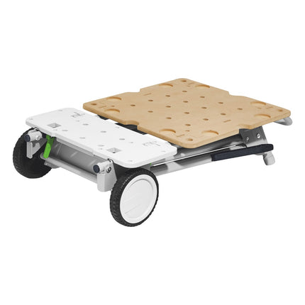 Sierra circular sin cable Festool CSC SYS 50 EBI-Basic-Set 36 V ( 2x 18 V ) ( 577371 ) 168 mm sin escobillas + bastidor base - sin batería, sin cargador