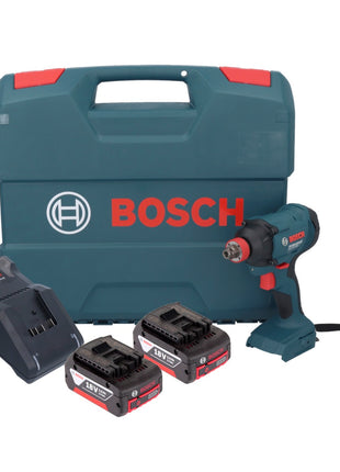 Bosch GDX 18V-180 atornillador de impacto inalámbrico 18 V 180 Nm 1/2" + 2x baterías 3,0 Ah + cargador + maletín L