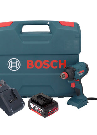 Bosch GDX 18V-180 atornillador de impacto inalámbrico 18 V 180 Nm 1/2" + 1x batería 6,0 Ah + cargador + maletín L